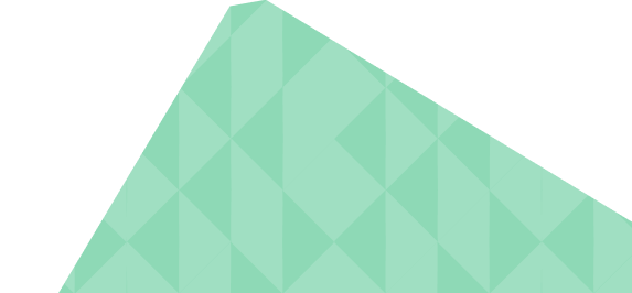 Grafismo com triangulos verdes